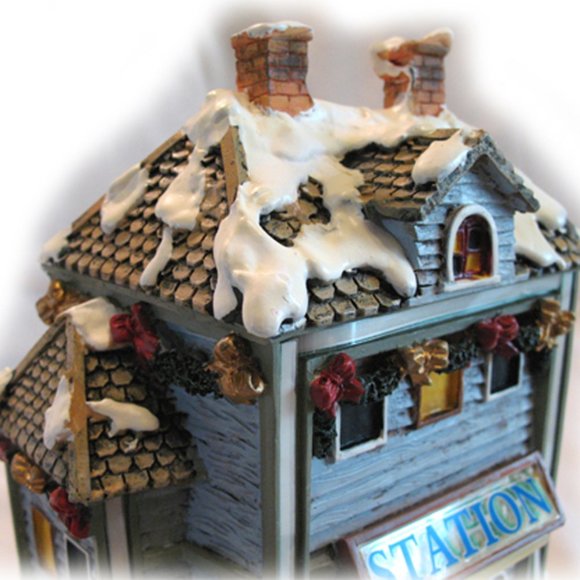 CHRISTMAS Holiday Village PLEASANT GROVE TRAIN STATION...